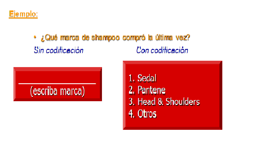Técnicas no comparativas