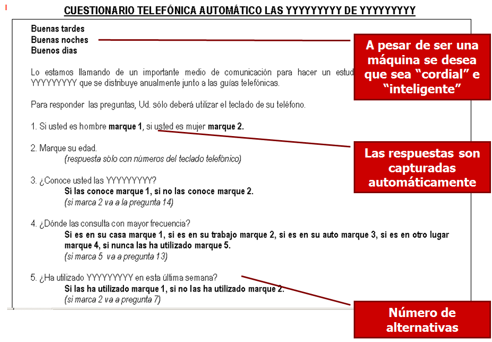 Técnicas no comparativas