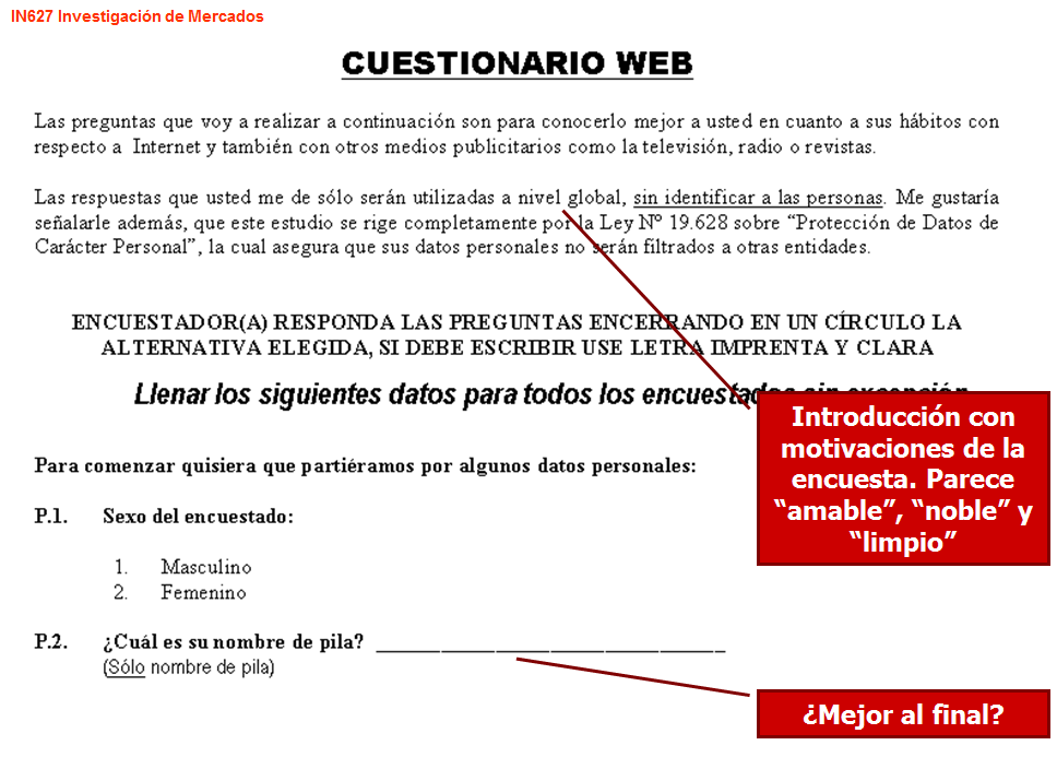 Técnicas no comparativas