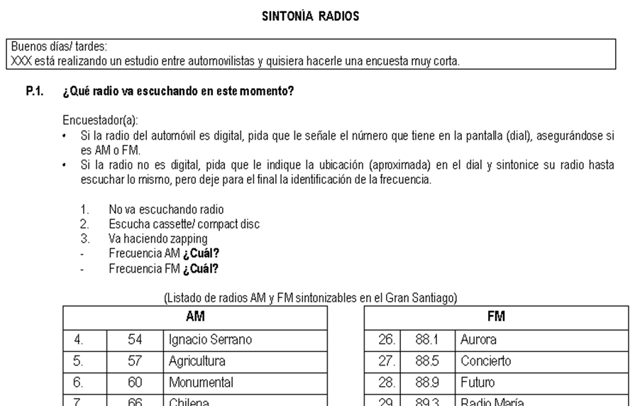 Técnicas no comparativas