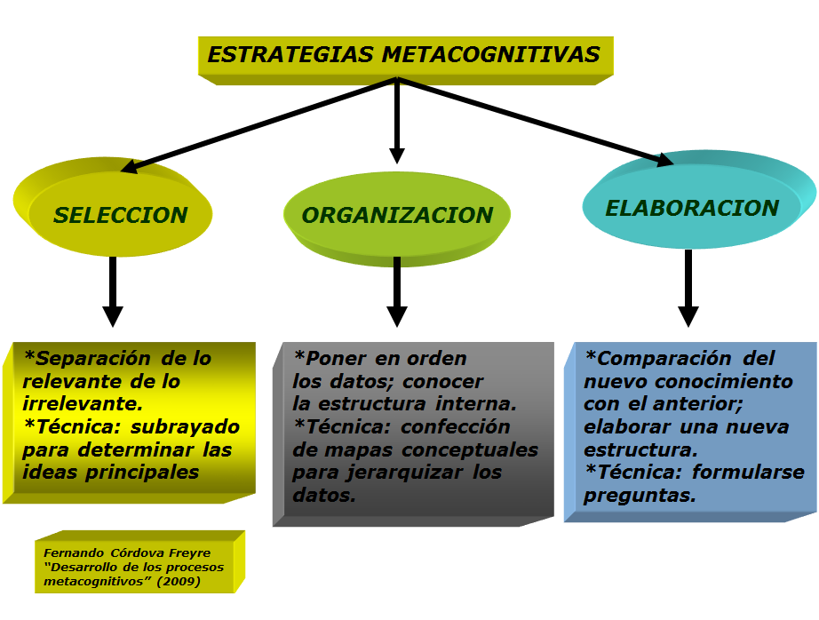  Las estrategias metacognitivas. 