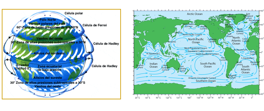 Describe y analiza la densidad del aire atmosférico
