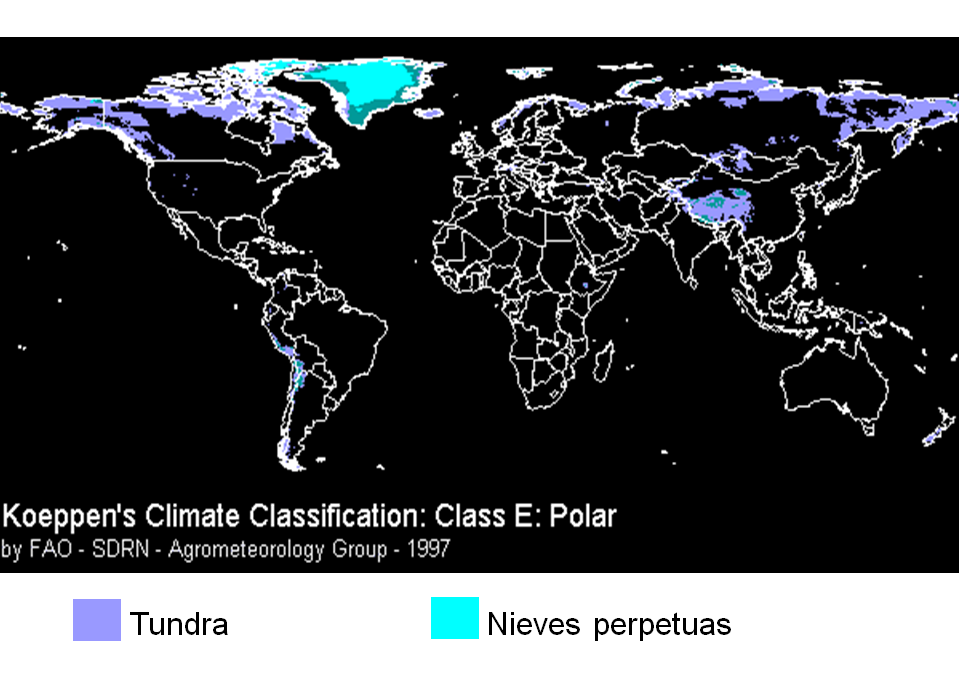 Identifica y explica la clasificación climática de Koppen, clasificación climática de Tornthwaite