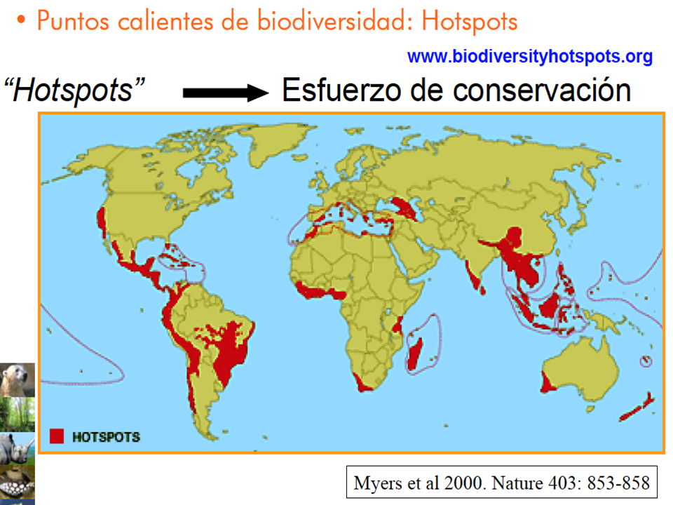 La biodiversidad de especies de flora y fauna, de las cuatro regiones biogeográficas de nuestro país. Visión general de las especies nativas (silvestres y domesticadas), exóticas y endémicas.