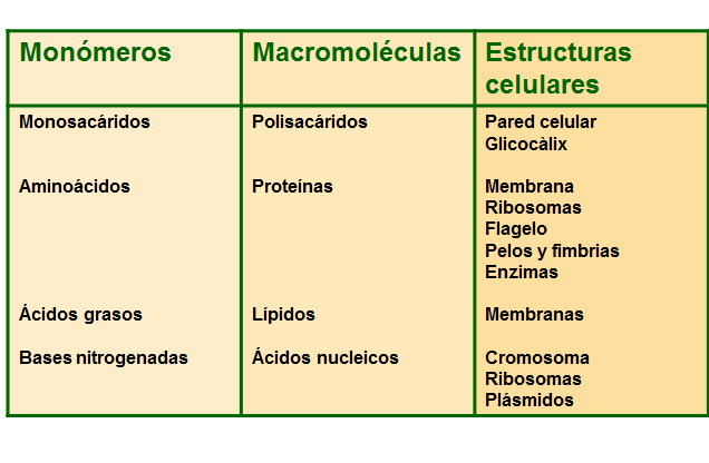 Evalúa los nutrientes necesarios para que el microorganismo pueda desarrollar y reproducirse