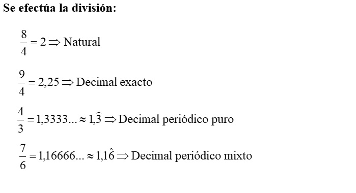 Intervalos. Clasificación.