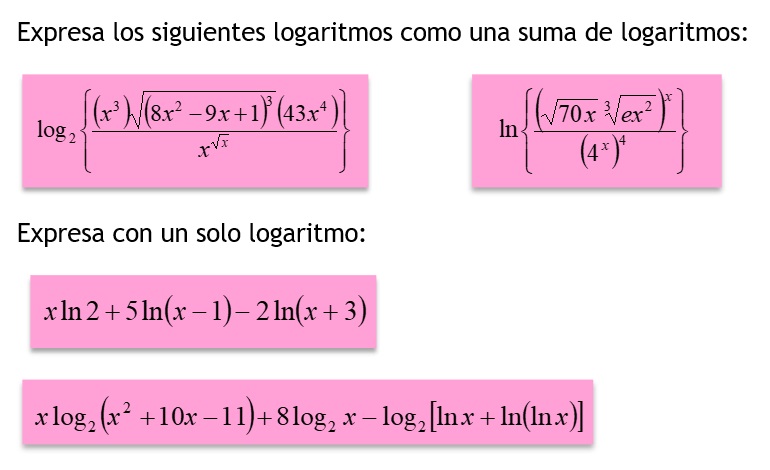 Ecuaciones exponenciales.
