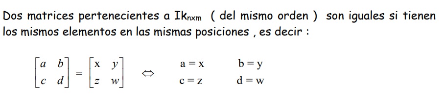 Matrices: definición.