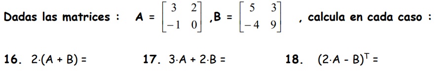 Matrices: definición.