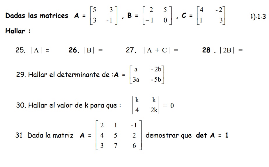 Matrices: definición.