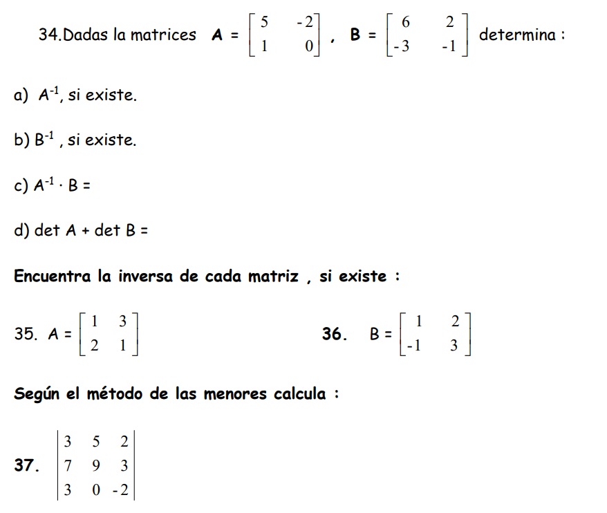 Matrices: definición.