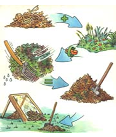 Reciclaje de los residuos.