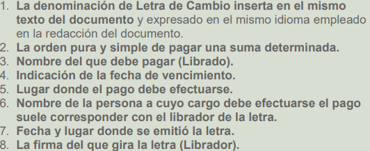 La Letra de Cambio