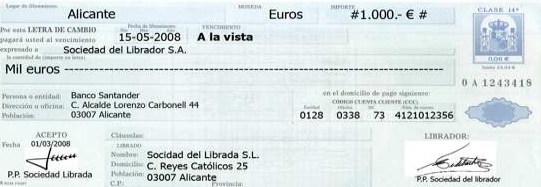 La Letra de Cambio