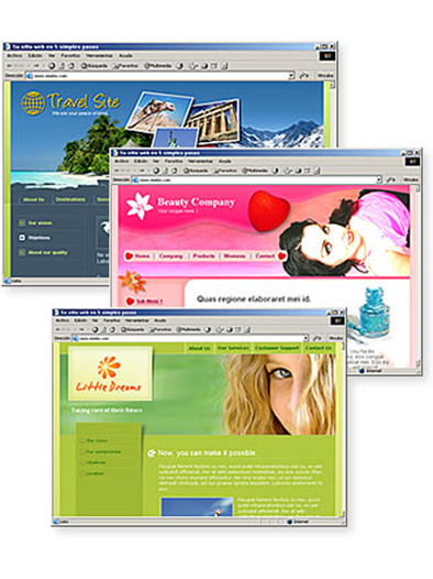 Tamaño apropiado de un sitio web. Aplicaciones web.	