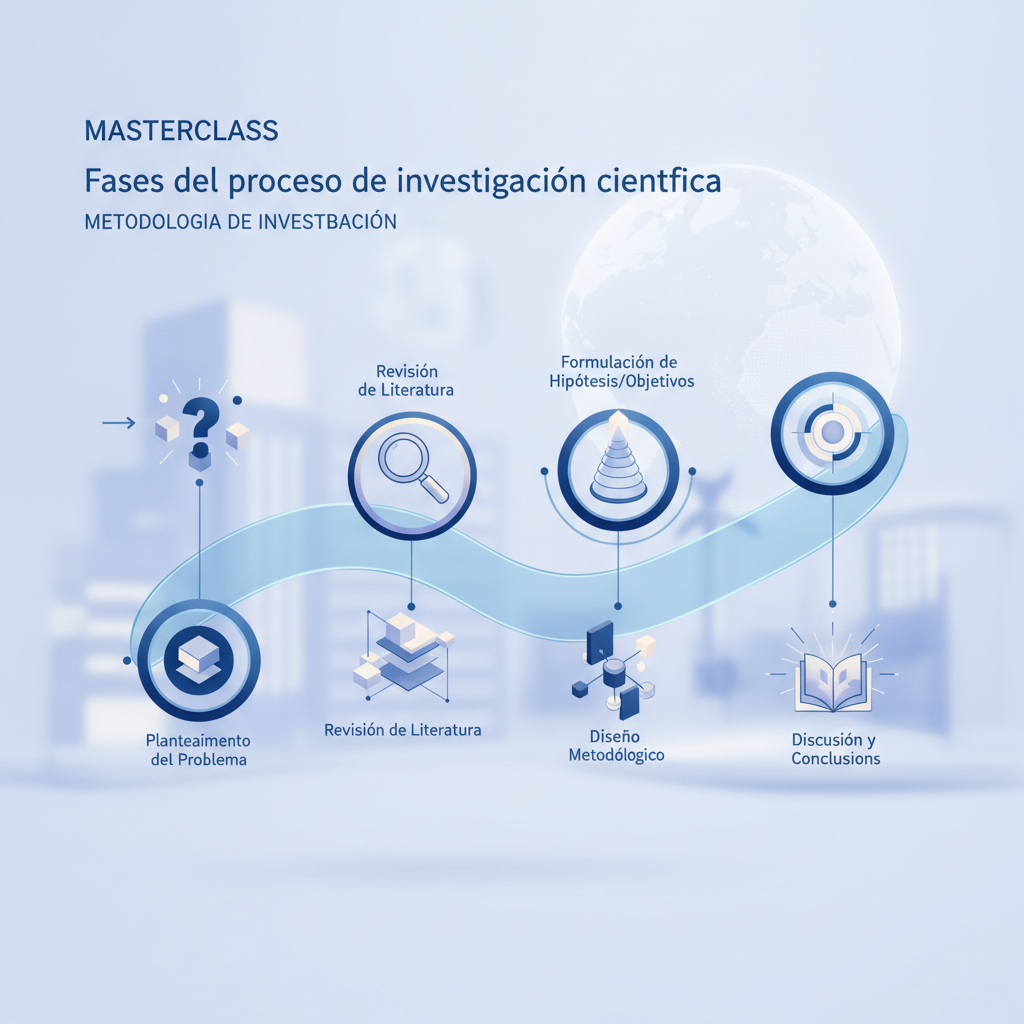 Fases del proceso de investigación científica. 